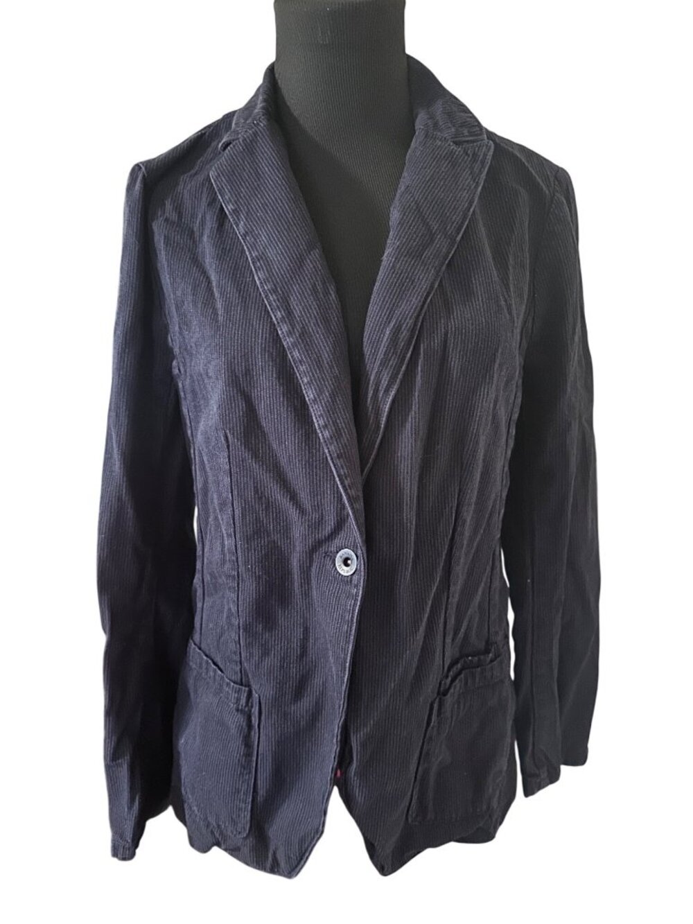 Banana Republic blue striped jacket size 10